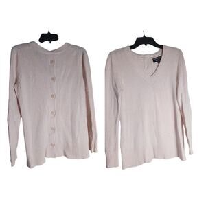 Banana Republic Filpucci Sweater Italian wool button back size Medium